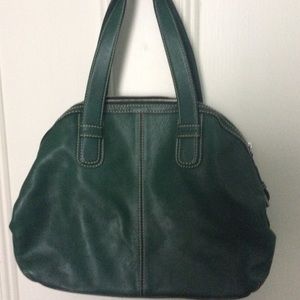 Michael Kors Green Leather Handbag